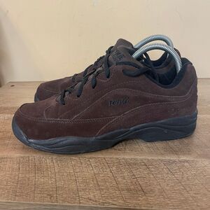 Ryka Catalyst Women's 9W Chocolate Brown Suede Sneakers Walking Shoes